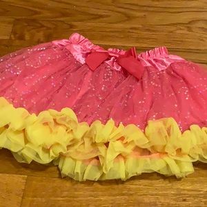 Pink and yellow skirt